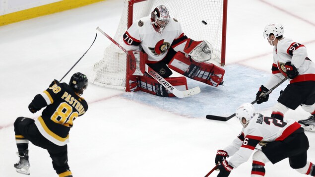 David Pastrnak se charge des Sénateurs