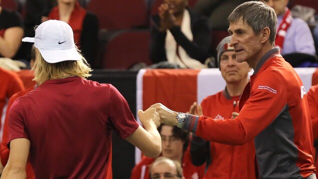 Denis Shapovalov et Martin Laurendeau Denis Shapovalov et Martin Laurendeau