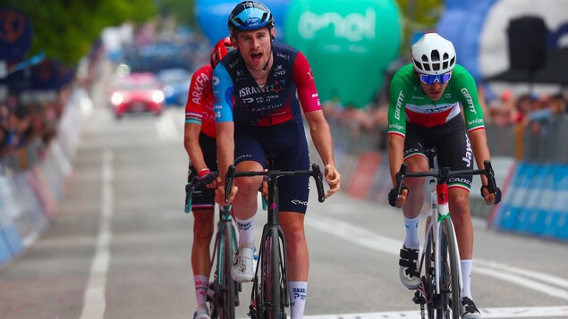 Le Canadien Derek Gee 2e de la huitième étape du Giro
