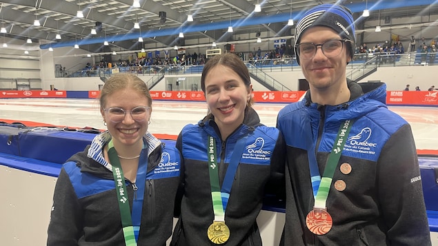 La patineuse Émanuelle Leclerc remporte l’or aux Jeux du Canada