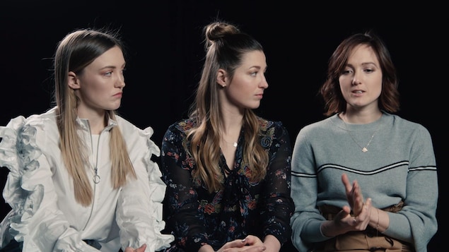 Justine, Chloé et Maxime Dufour-Lapointe