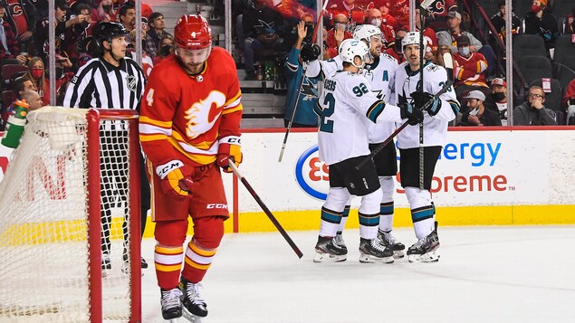 Logan Couture marque le but gagnant et les Sharks vainquent les Flames 4-1