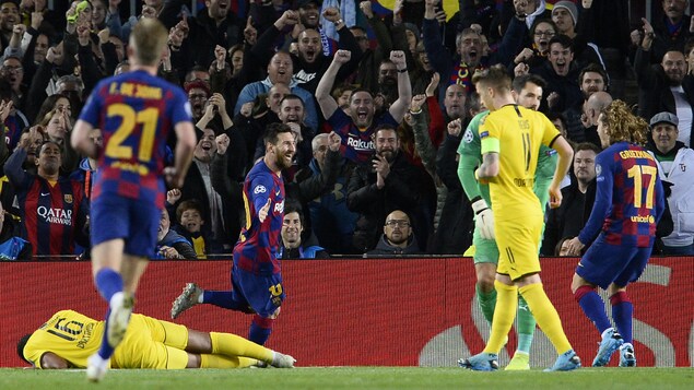 Frenkie de Jong, Lionel Messi, Marco Reus et Antoine Griezmann