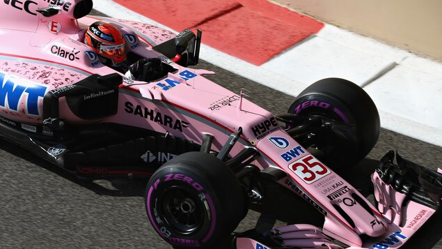 George Russell en 2017 avec Force India George Russell en 2017 avec Force India