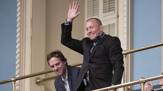 L'Assemblée nationale a rendu hommage à Georges St-Pierre pour l'ensemble de sa glorieuse carrière.