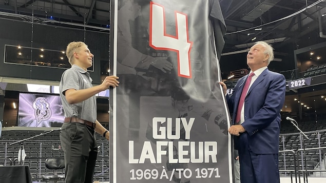 Le numéro 4 de Guy Lafleur retiré au nouveau domicile des Olympiques de Gatineau