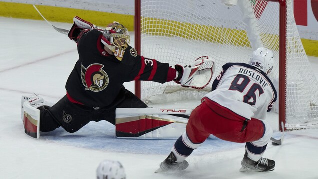 Les Blue Jackets infligent un troisième revers de suite aux Sénateurs