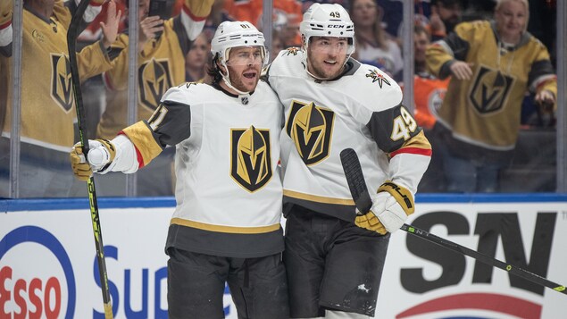 Deux buts de Jonathan Marchessault dans un gain de 5-1 des Golden Knights sur les Oilers