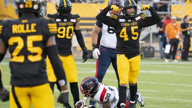 Trop peu, trop tard pour les Alouettes à Hamilton