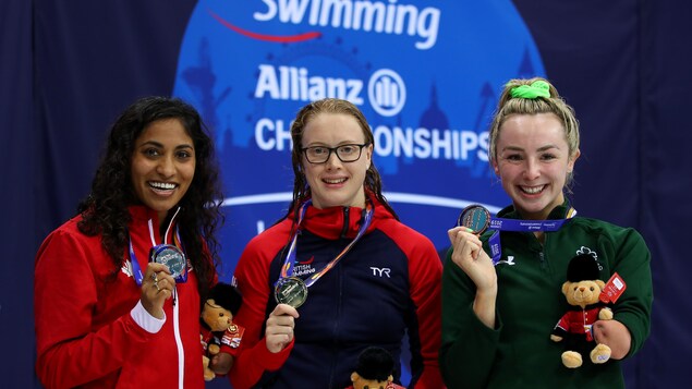 La Canadienne Katarina Roxon a décroché la médaille d’argent au 100 m brasse SB8.