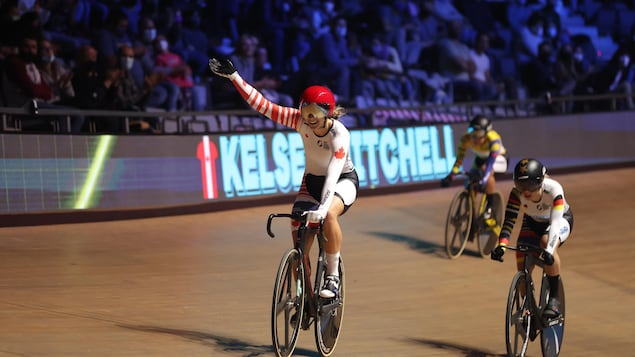 Ligue des champions : Kelsey Mitchell l’emporte au keirin, Hugo Barrette 5e