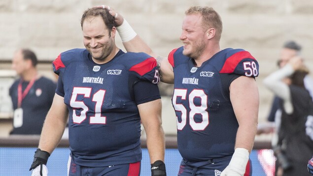 Kristian Matte (à gauche) avec Luc Brodeur-Jourdain