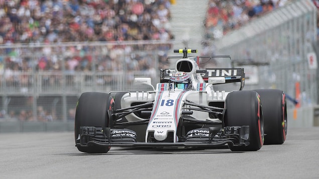 Lance Stroll lors des essais libres, vendredi sur le Circuit Gilles-Villeneuve.