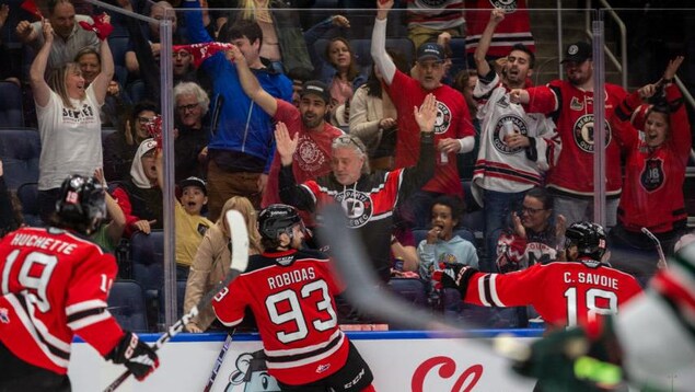 Les Remparts victorieux au premier match de la série finale contre les Mooseheads