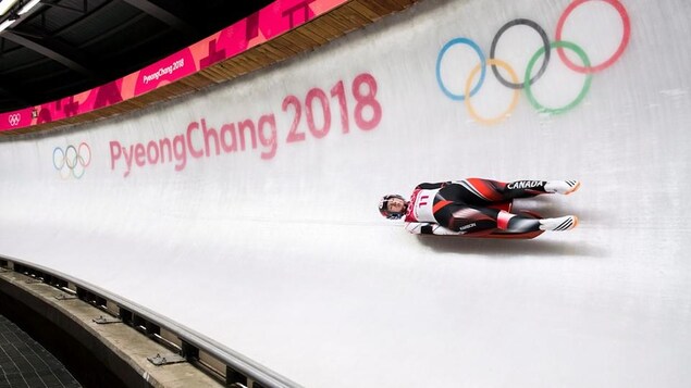 La lugeuse canadienne Alex Gough à Pyeongchang. La lugeuse canadienne Alex Gough à Pyeongchang.