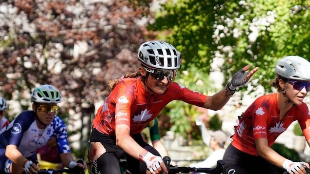 Mondiaux de cyclisme : la Canadienne Magdeleine Vallières-Mill abandonne après une chute