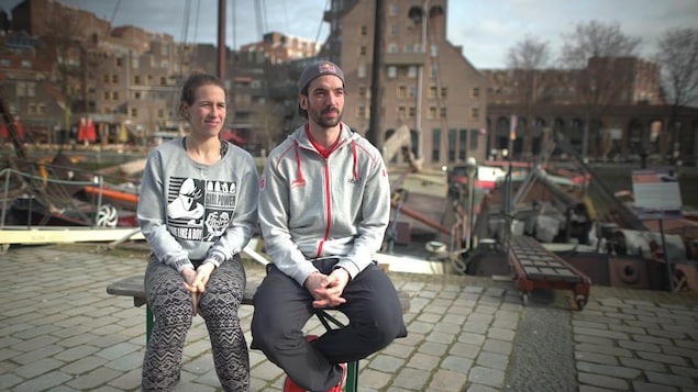 Marianne St-Gelais et Charles Hamelin Marianne St-Gelais et Charles Hamelin