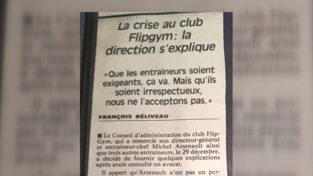 Extrait de La Presse, 10 janvier 1994 Extrait de La Presse, 10 janvier 1994