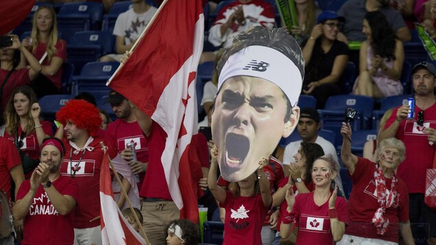 Des partisans de Milos Raonic Des partisans de Milos Raonic