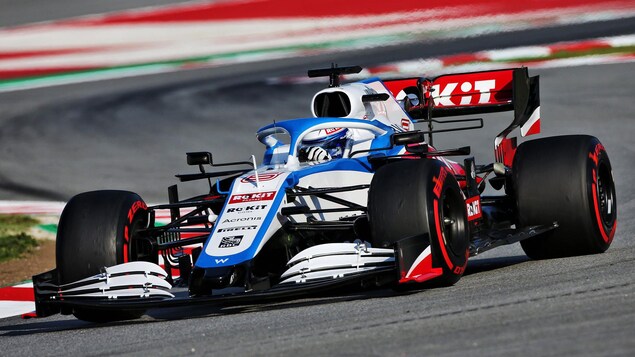 Nicholas Latifi au volant de la Williams FW43