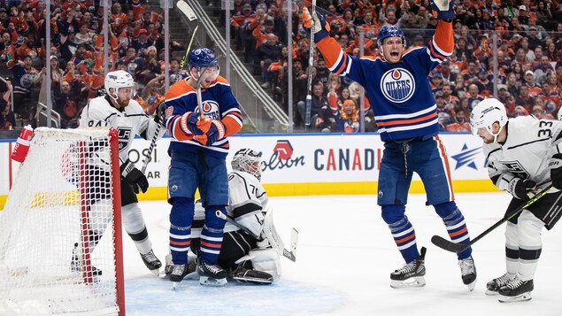 Les Oilers renversent les Kings lors du cinquième match de la série