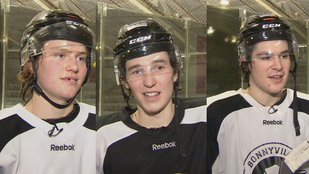 Un trio de francophones avec les Pontiacs de Bonnyville