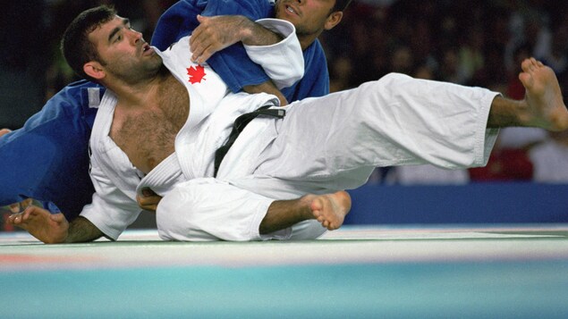 Nicolas Gill lors des Jeux olympiques de 2000 Nicolas Gill lors des Jeux olympiques de 2000