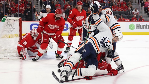 Les Oilers refroidis par les Red Wings