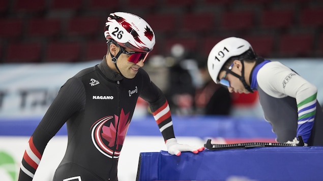 Maxime Laoun en argent au 500 m à Vancouver