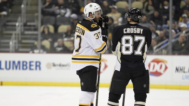 Patrice Bergeron et Sidney Crosby Patrice Bergeron et Sidney Crosby