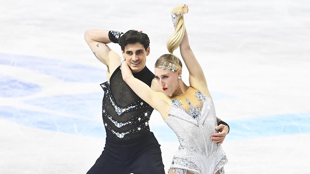 Fournier Beaudry and Cizeron 1st after the rhythm dance