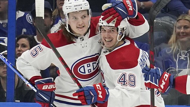 Harvey-Pinard marque un premier but avec le Canadien