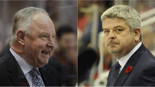 Randy Carlyle des Ducks et Todd McLellan des Oilers