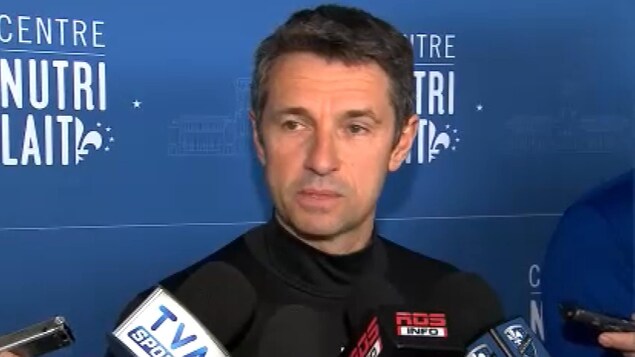 L'entraîneur-chef de l'Impact, Rémi Garde, répond aux questions des journalistes L'entraîneur-chef de l'Impact, Rémi Garde, répond aux questions des journalistes
