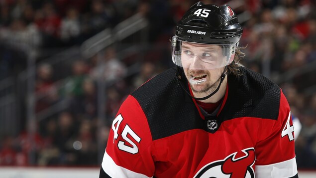 L'attaquant Sami Vatanen des Devils du New Jersey. L'attaquant Sami Vatanen des Devils du New Jersey.