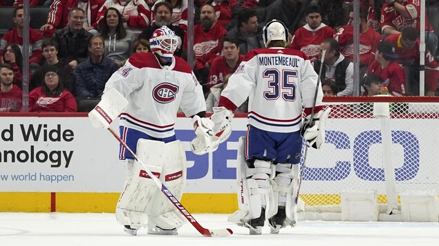 Privé de Jake Allen, le Canadien tire de l’arrière à Détroit