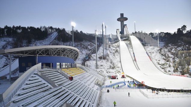 Les installations olympiques de Pyeongchang pour le saut à ski Les installations olympiques de Pyeongchang pour le saut à ski