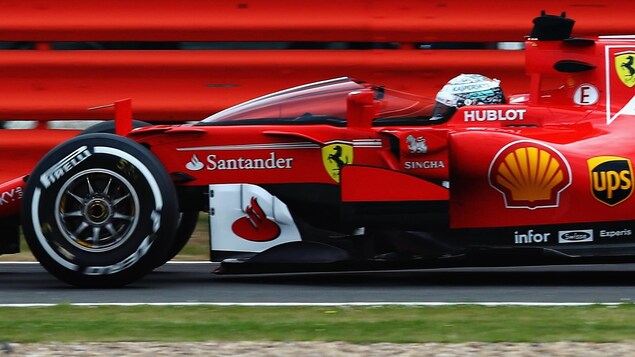 Sebastian Vettel à Silverstone Sebastian Vettel à Silverstone
