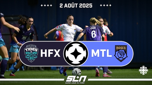 Mégane Sauvé déjoue Sara Olai pendant le match.