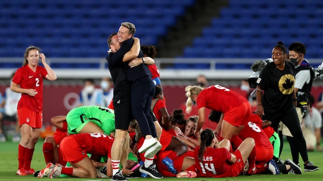 Les joueuses canadiennes sont « en feu » selon Bev Priestman