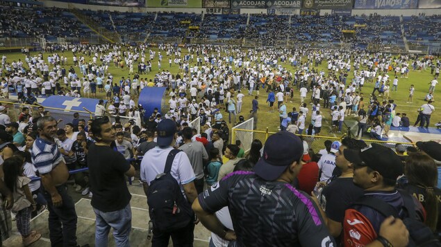 At least 12 people are killed in a mass rush at El Salvador’s stadium