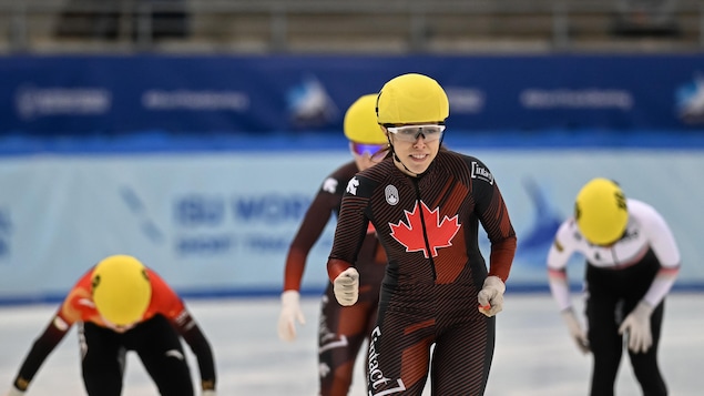 Florence Brunelle termine ses mondiaux juniors avec l’argent au 1000 m