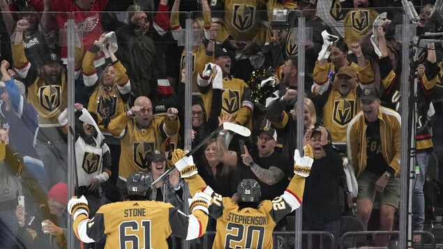 Les Golden Knights s’imposent lors du premier match face aux Oilers