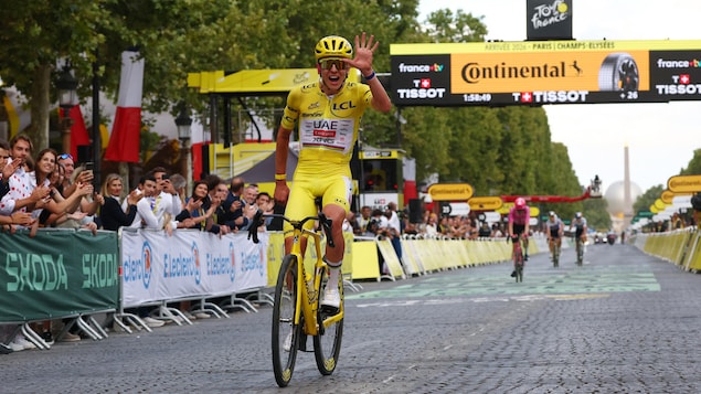 Tadej Pogacar égale le record de victoires au Tour de France