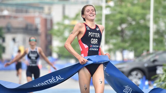 Potter décroche la 1re place, Legault termine 40e au triathlon de Montréal