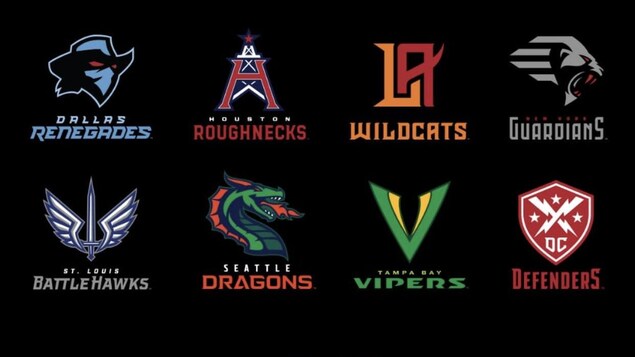 Les logos des équipes apparaissent sur fond noir.