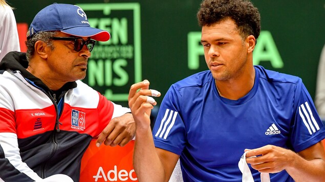 Yannick Noah et Jo-Wilfried Tsonga Yannick Noah et Jo-Wilfried Tsonga