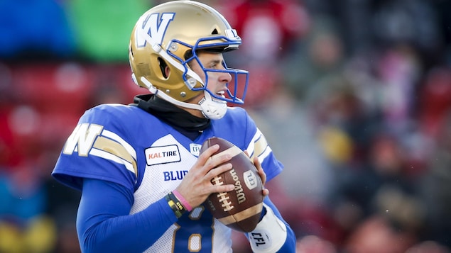 Zach Collaros des Blue Bombers de Winnipeg désigné joueur par excellence de la LCF