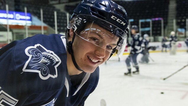 Zachary Bolduc, attaquant de l'Océanic de Rimouski
