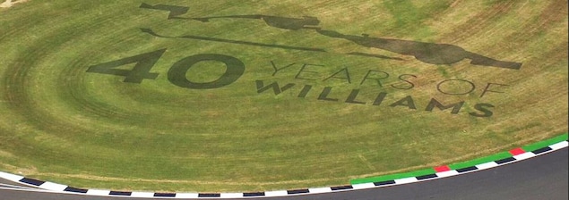 Les 40 ans de l'équipe Williams au circuit de Silverstone Les 40 ans de l'équipe Williams au circuit de Silverstone